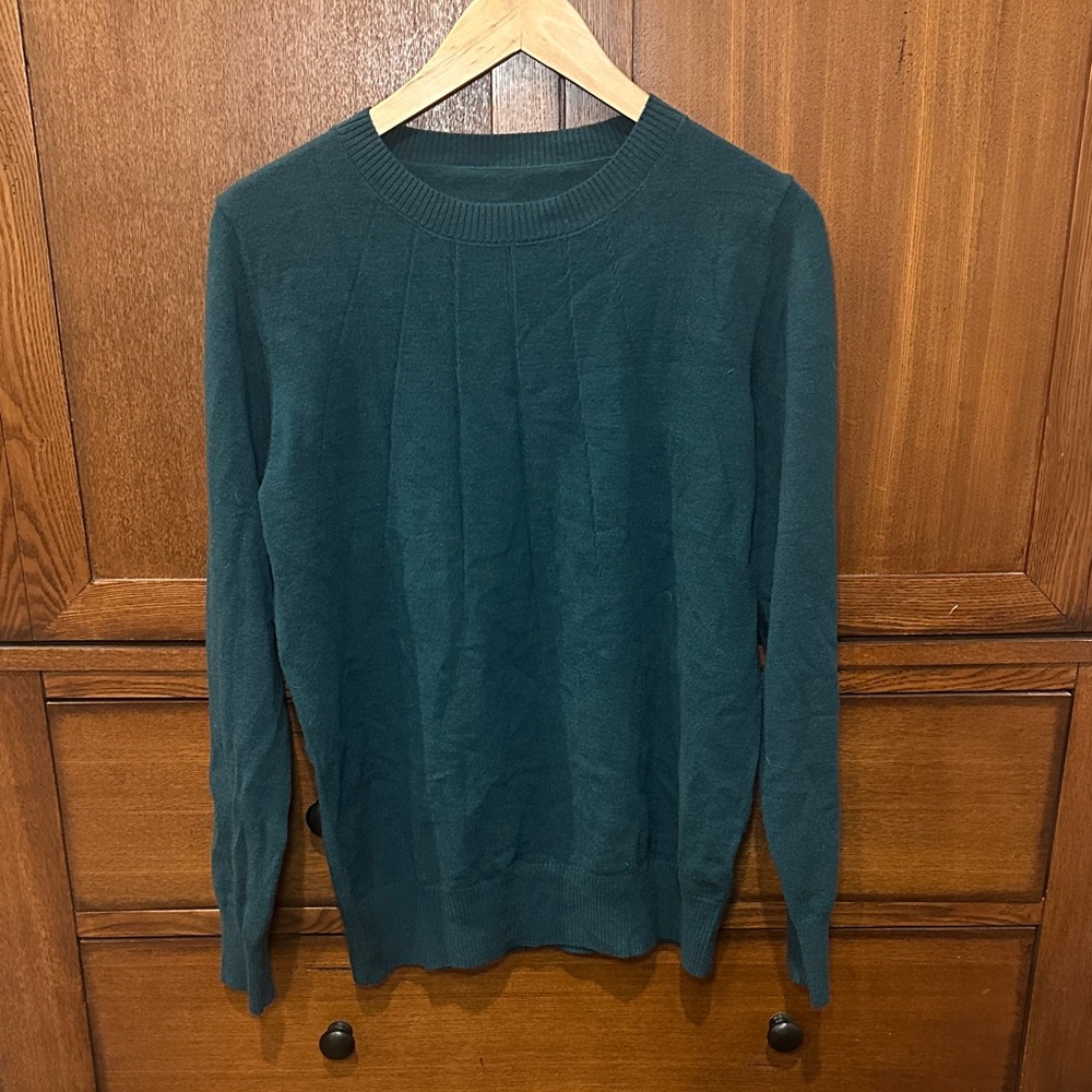 Elegant Teal Women's Turtleneck Sweater